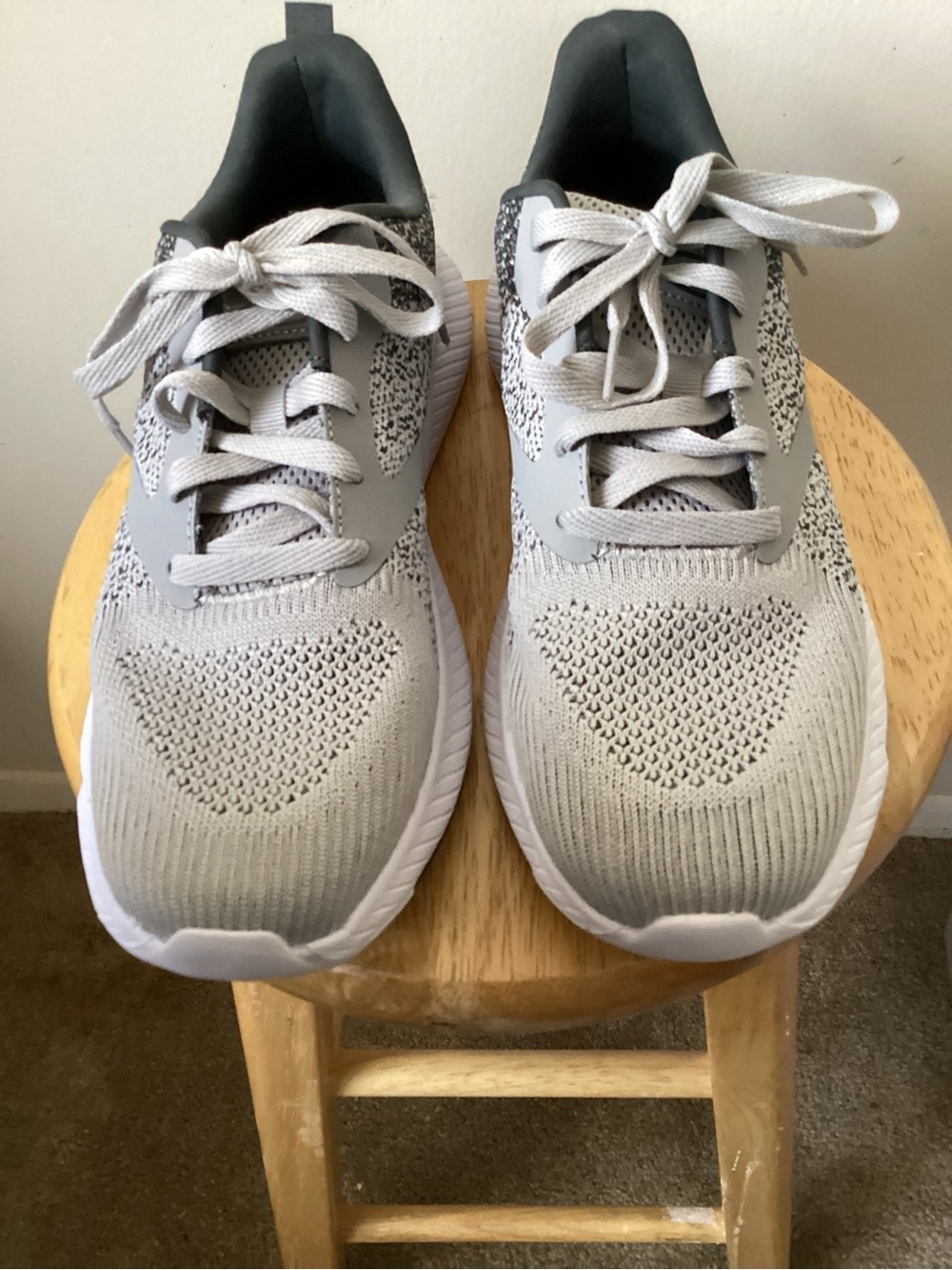 Men's Athletic memory foam Running Shoes - Light Gray